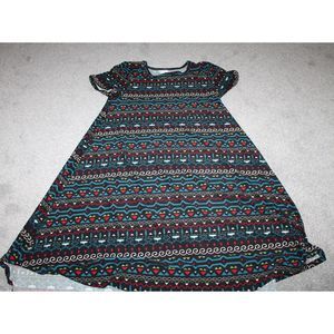 Womens Dress LulaRoe Aztec Southwest Design Swing Dress Size S Small